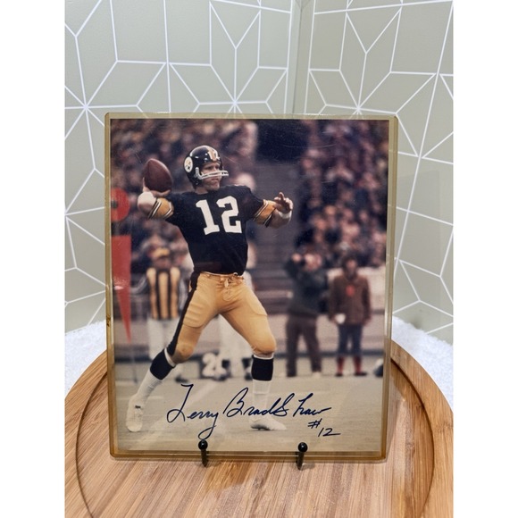 TERRY BRADSHAW PITTSBURGH STEELERS SIGNED‎ AUTOGRAPHED 11X14 certificate